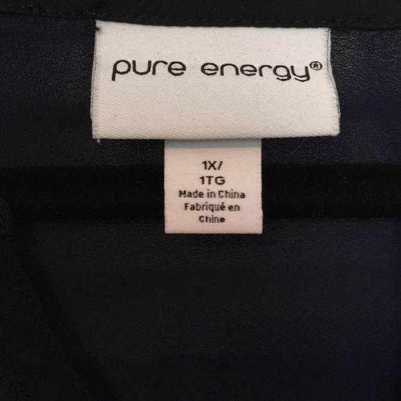 Navy sleeveless top - Picture 4 of 5